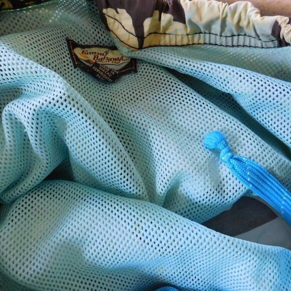 Tommy Bahama Men's Lined Large Swim Trunks Shorts Surfing Ocean Hawaiian Print - Picture 5 of 8